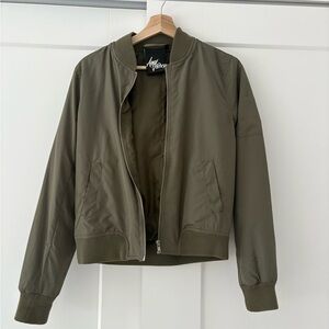 Army Green Bomber Jacket